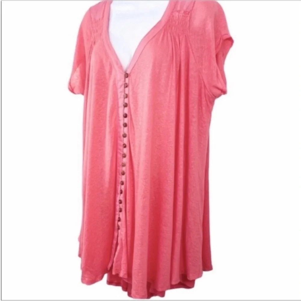 FREE PEOPLE highland tee tunic top S